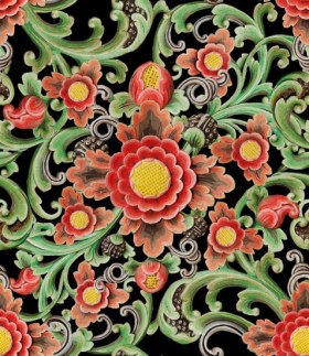 Tapetai Floral painting
