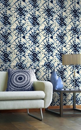 Tapetai Shibori swirls Tapetai Shibori swirls