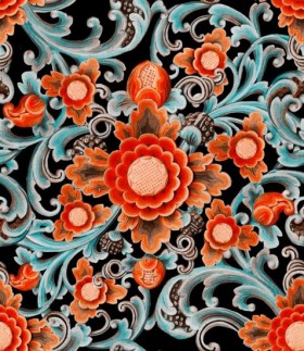 Tapetai Floral painting