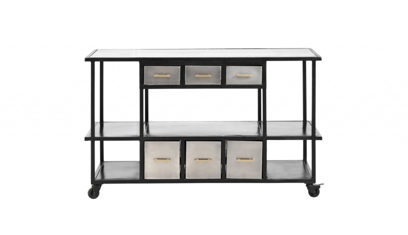 Konsolė Iron Marble top Konsolė Iron Marble top