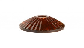 Žvakidė Dark Amber glass