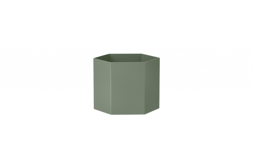 Vazonas Hexagon Dusty green XL Vazonas Hexagon Dusty green XL