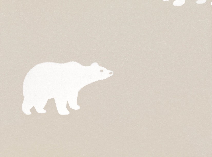 Tapetai Arctic bear Tapetai Arctic bear