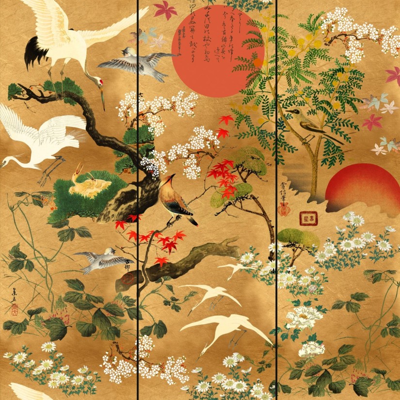 Tapetai Byobu Tapetai Byobu