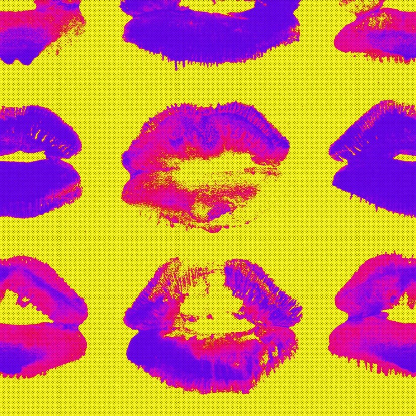 Tapetai Neon kiss Tapetai Neon kiss