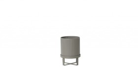 Vazonas Bau Pot Grey S
