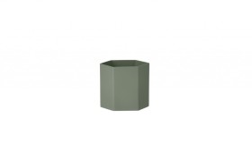 Vazonas Hexagon Dusty green large