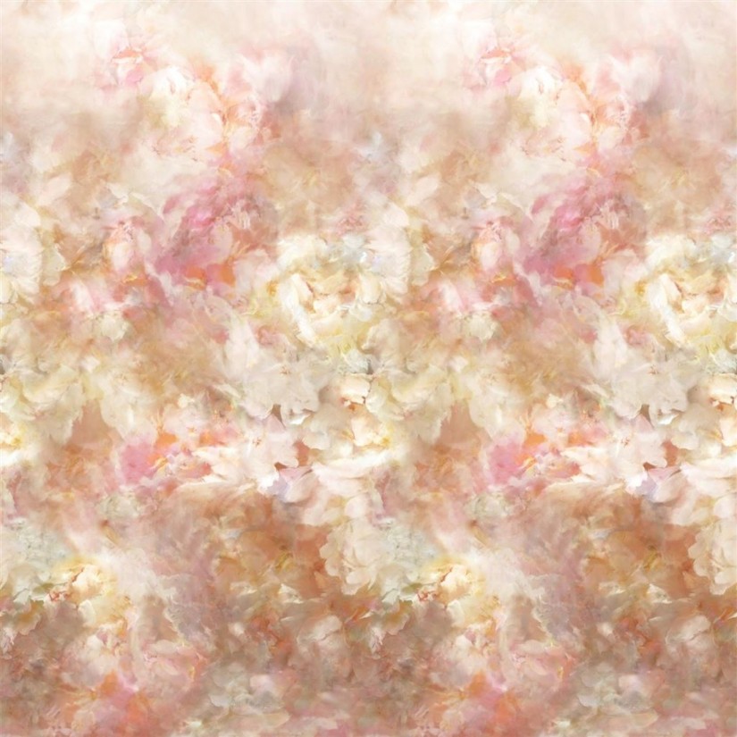 Tapetai Fleur de nuit Pale coral Tapetai Fleur de nuit Pale coral