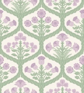 Tapetai Floral kingdom White