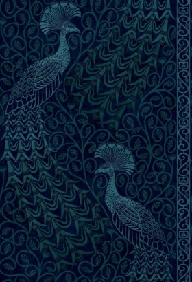 Tapetai Pavo parade Dark blue