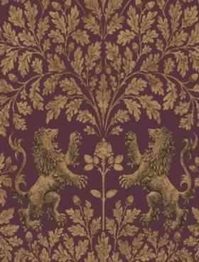 Tapetai Boscobel oak Red