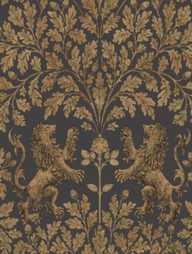 Tapetai Boscobel oak Brown