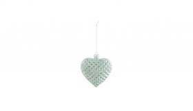 Kalėdinis žaisliukas Heart Gold Green