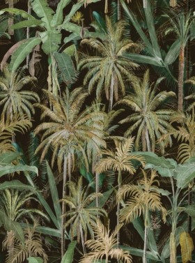 Tapetai The Jungle Antracite