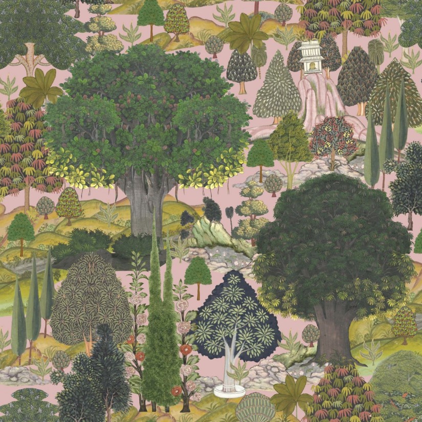 Tapetai Jardin sauvage Green Tapetai Jardin sauvage Green