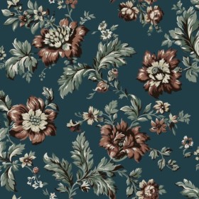 Tapetai Rosenholm Midnight blue