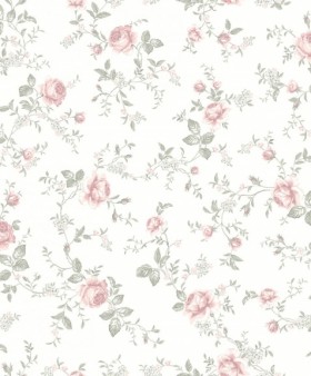 Tapetai Rose garden White