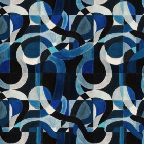 Tapetai Labyrinthine Indigo