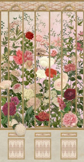 Tapetai The imperial flora Pink