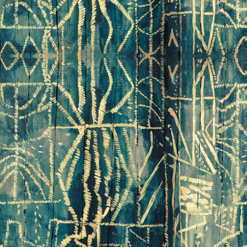 Tapetai Bamileke Blue Tapetai Bamileke Blue