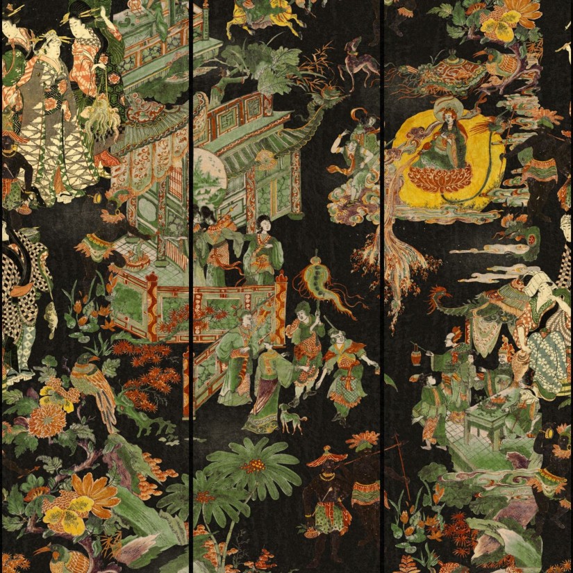 Tapetai The oriental tale Antracite Tapetai The oriental tale Antracite