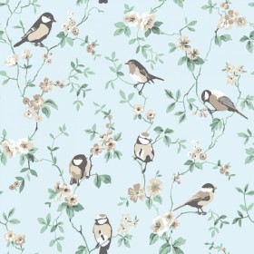 Tapetai Falsterbo birds Blue