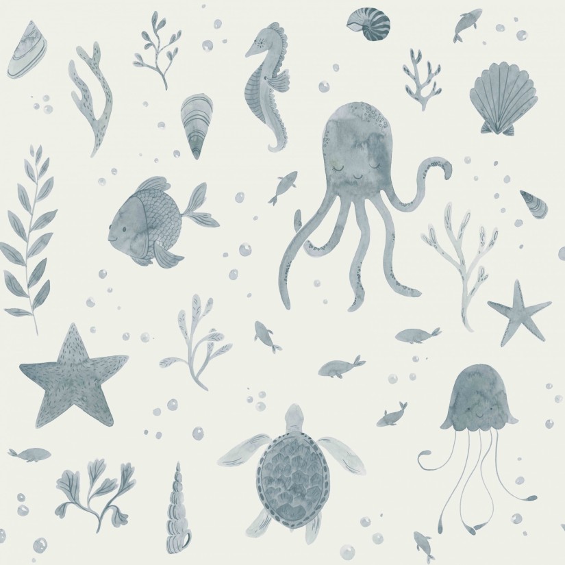 Tapetai Della Ocean Blue Tapetai Della Ocean Blue