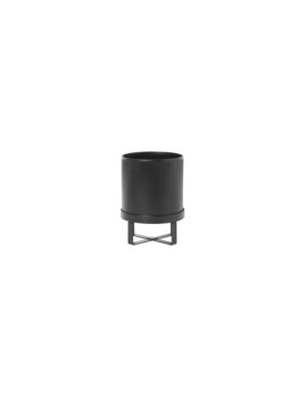 Vazonas Bau Pot Black S