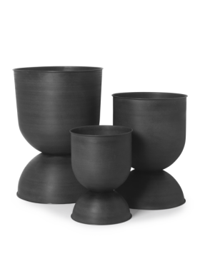 Vazonas Hourglass Small Black Vazonas Hourglass Small Black