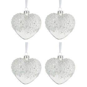 Kalėdinis žaisliukas Heart Pearls