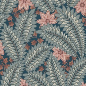 Tapetai Hidden Ivy Olive Green