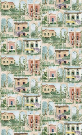 Tapetai Villa Como Terracotta