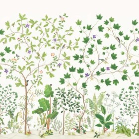 Tapetai Sycamore and Oak Botanical Green