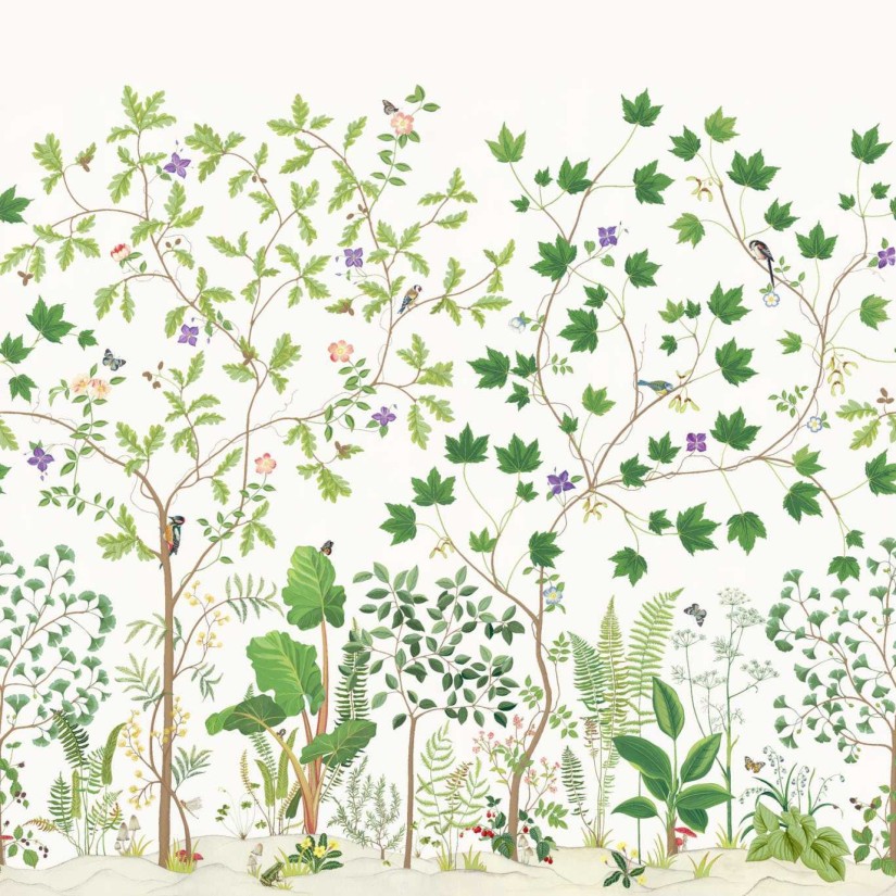 Tapetai Sycamore and Oak Botanical Green Tapetai Sycamore and Oak Botanical Green