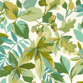Tapetai Robin's Wood Botanical Green