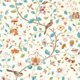 Tapetai Arila's Garden Teal/Russet