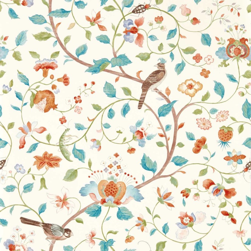 Tapetai Arila's Garden Teal/Russet Tapetai Arila's Garden Teal/Russet