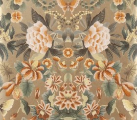 Tapetai Ikebana Damask Gold