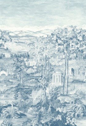Tapetai Arcadian Thames Wedgewood Blue