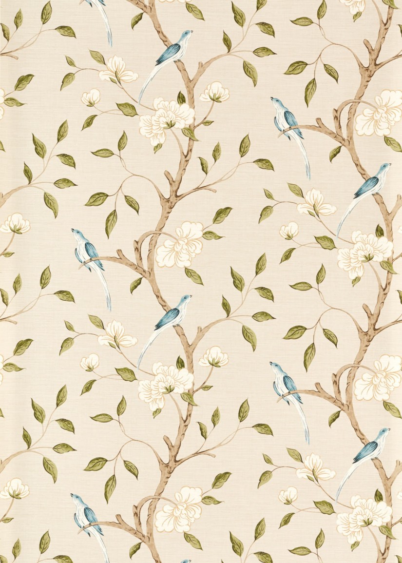 Tapetai Eleonora Print Evergreen Tapetai Eleonora Print Evergreen