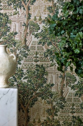 Tapetai Italian Garden Tuscan Pink Tapetai Italian Garden Tuscan Pink