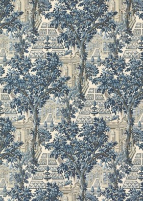 Tapetai Italian Garden Indigo