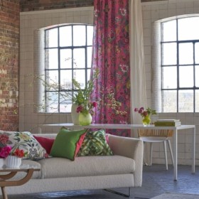 Audinys Brocart Decoratif Cerise Audinys Brocart Decoratif Cerise