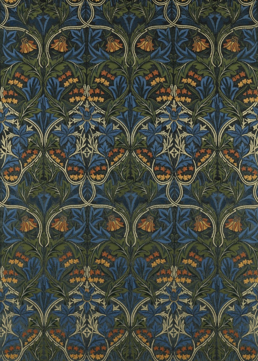 Audinys Bluebell Embroidery Sussex Tump/Webb S Blue Audinys Bluebell Embroidery Sussex Tump/Webb S Blue