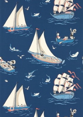 Tapetai Donald Duck- Nautical Night Fishing