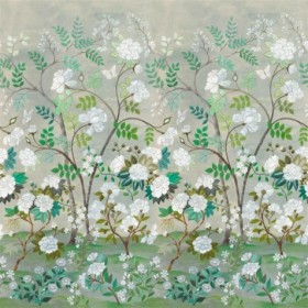 Tapetai Fleur Orientale Celadon