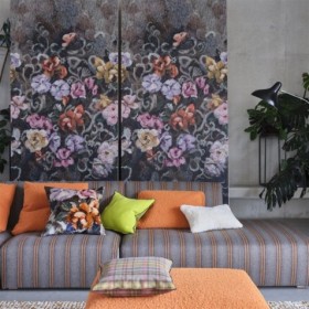 Tapetai Tapestry Flower Damson Tapetai Tapestry Flower Damson