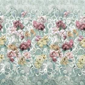 Tapetai Tapestry Flower Eau De Nil