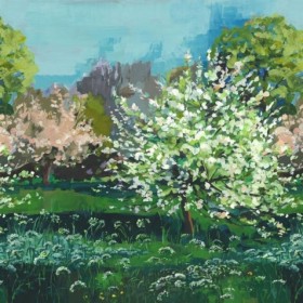 Tapetai Arbre de Printemps Celadon
