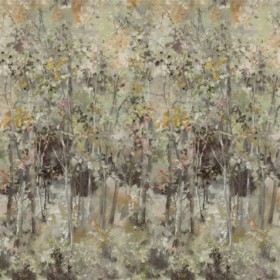Tapetai Bois de Bouleau Grasscloth Scene 1 Sepia